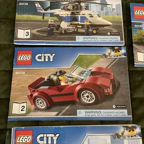 Lego Manual Instruction Books Various Police City Sets 60138 60139 60141 60312