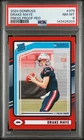 2024 Panini Donruss - Rated Rookie Drake Maye #379 Press Proof Red (RC). PSA 8