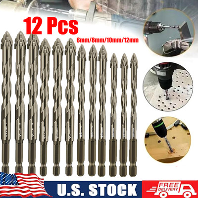 Quad Edge Sawtooth Drill Bit,High Strength 4 Flute Serrated Eccentric Drill Bit