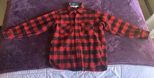 Vintage 60s Woolrich Buffalo Plaid Wool Field Jacket L (Fit-M)USA Made-Fair-Read