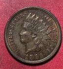 1891 US Indian Head Cent! Choice AU w/Mint Luster! Old US Coin!