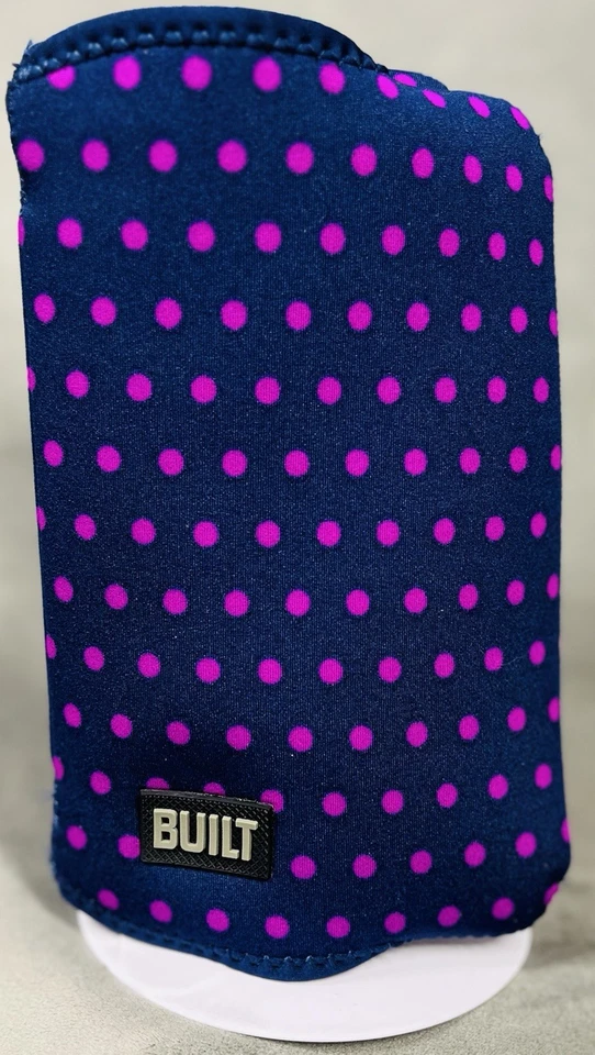 BUILT Neoprene Stretch Cover for Kindle Fire -Blue & Purple Polka Dots EUC - Image 2 of 4