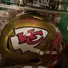 Travis Kelce Signed Football Helmet - Kansas City Chiefs NFL Original