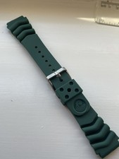 Seiko Divers 20mm Green Rubber Watch Strap SKX007 SKX009 6309 Turtle