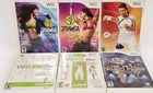 LOT 6 WII FITNESS GAMES NINTENDO WORKOUT TESTED & WORKING ~ WII FIT ZUMBA 1 & 2