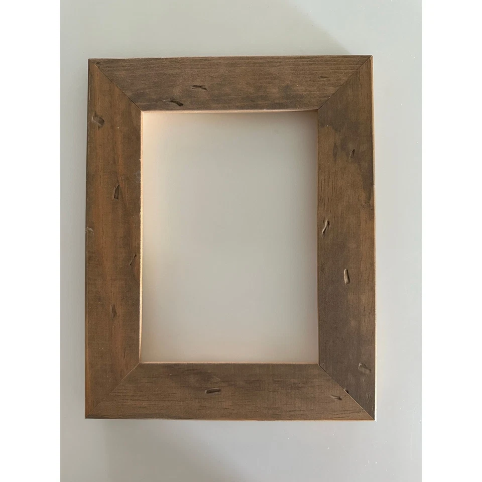 Juego/2 Marco Rústico Montaña 5x7 Rancho Decoración Hogar Madera Arte Pared Foto Oeste Usado en Excelente Condición Foto 3 de 4