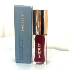 MERIT Shade Slick Tinted Lip Oil Lippie - MAPLETON - Full Size 0.23oz BNIB