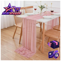 TischläUfer Chiffon Altrosa Dekostoff FüR Hochzeit Tischdeko 30X300Cm