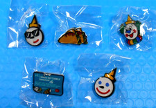 JACK IN THE BOX 75th ANNIVERSARY LIMITED EDITION PINS FULL SET OF 5 FREE SHIP tb