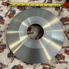 Flagpole Base Flash Collar 12” x 3” Diameter Spun Aluminum Silver Satin USA Made