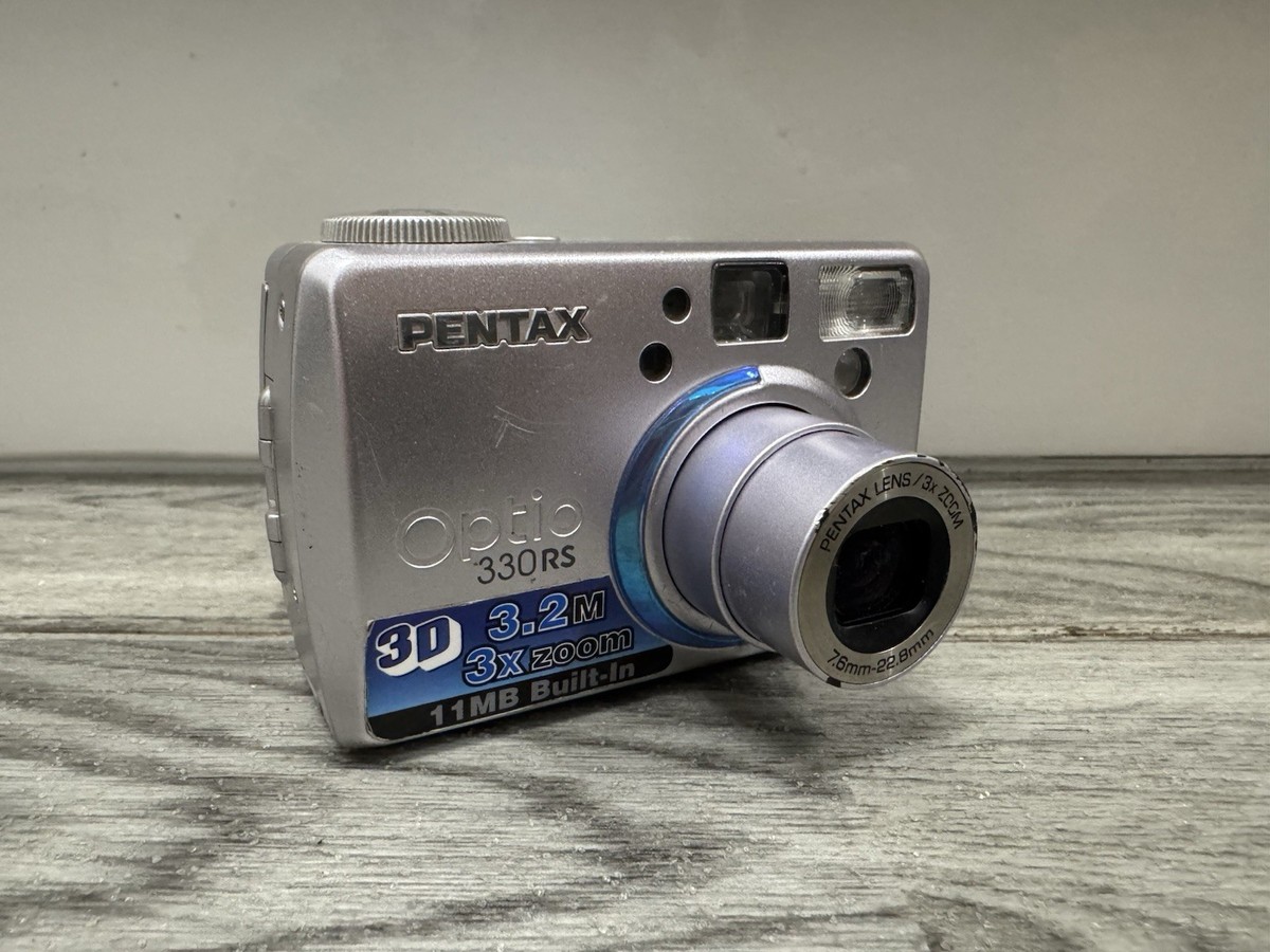② 美品　PENTAX Optio 330 動作確認済　CFカード付き Pentax Optio 330 3.3MP Digital Camera - Silver for sale online | eBay