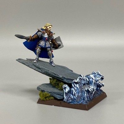 HIGH ELF HERO SELAFYN Mit Sonderbasis Warhammer The Old World Fantasy Battles