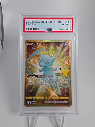 2021 POKEMON CELEBRATIONS CLASSIC COLLECTION #88 MEW EX-HOLO PSA 10