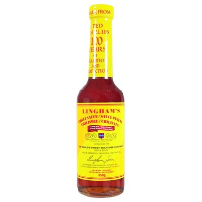 Chilli Sauce Chilisosse Lingham´s Chillisauce extra Hot 358g