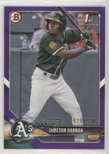 2018 Bowman Draft Purple 29/250 Jameson Hannah #BD-160 sh7