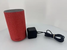 Amazon Echo 2nd Generation Smart Assistant Red Used Tested Working