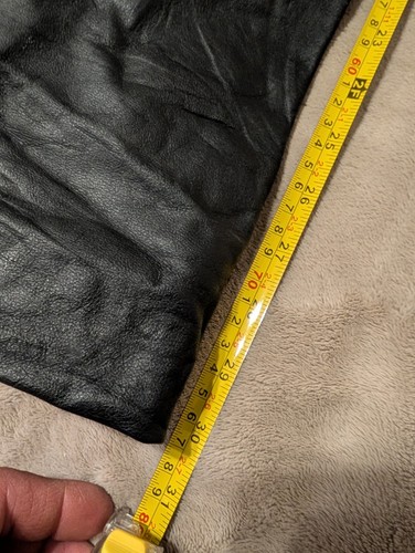 Vintage Pelle Cuir Damen Anzughose schwarz Leder Größe 28 schwarz - Bild 8 von 8