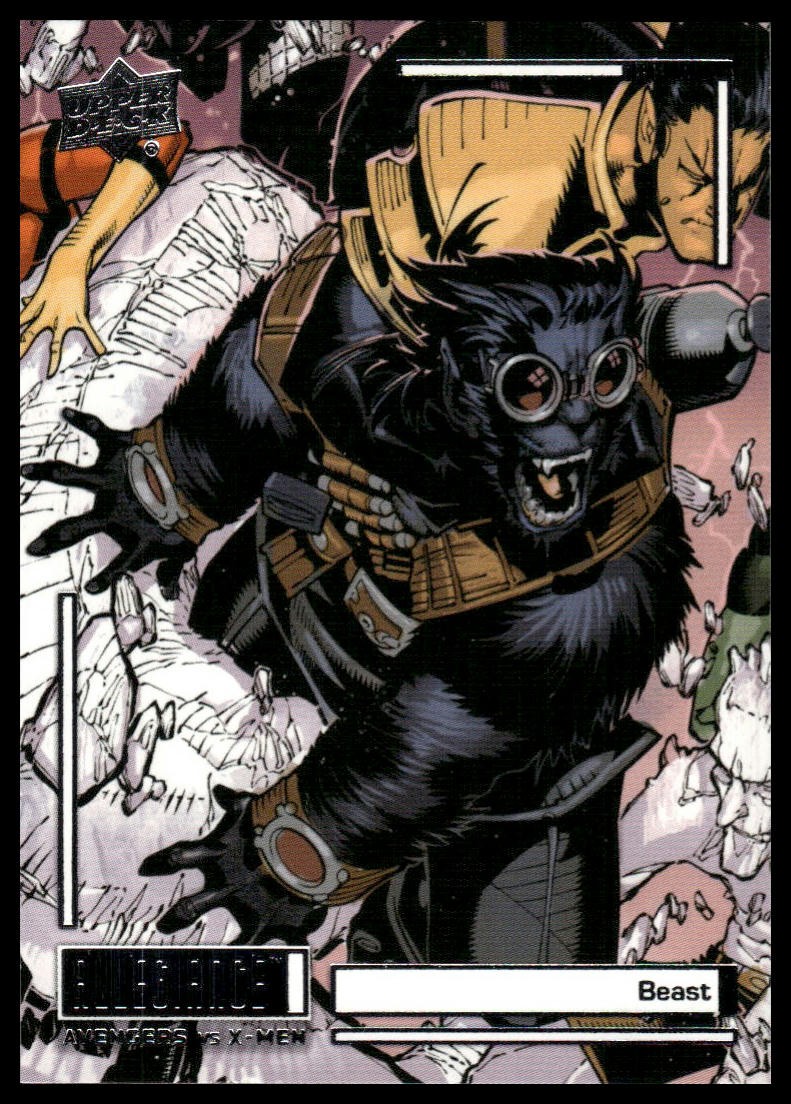 2023 Upper Deck Marvel Allegiance: Avengers vs X-Men Beast #C67