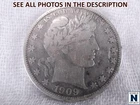 NobleSpirit Popular 1909 O Barber Silver Half Dollar VF Very Fine