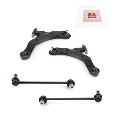 Front Lower Control Arm & Front Sway Bar Link Kit for 2004-2009 Kia Spectra