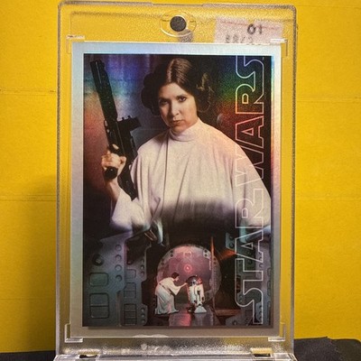 2022 Topps Star Wars Masterwork Rainbow Foil 112/299 Princess Leia Organa ls5