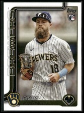 Drew Avans 2025 Topps Update #US92 Rookie Milwaukee Brewers