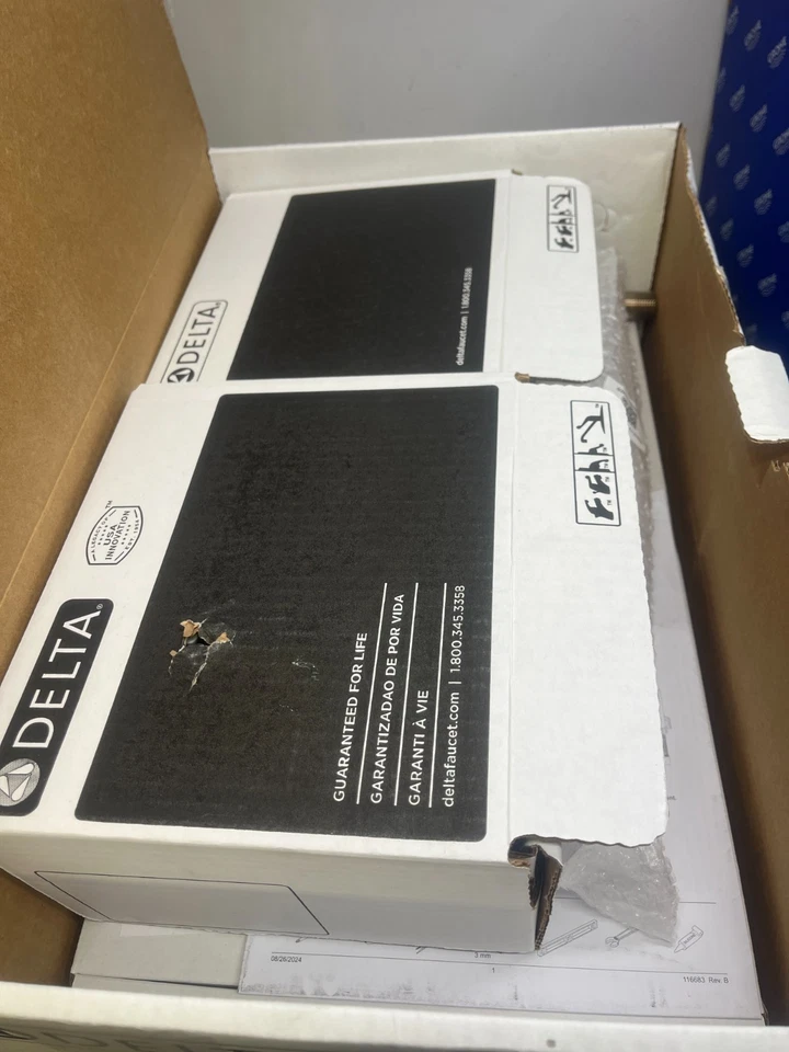 Delta 342702-CZ Shower System Raincan & Hand Shower Champagne Bronze Monitor 14 - Image 2 of 4