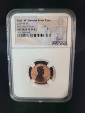 2019 W Lincoln Cent 1C NGC Reverse PF 69 RD
