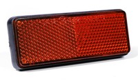 Universal Reflektor Katzenauge RüCkstrahler Rot Motorrad KFZ Eckig Selbstklebend