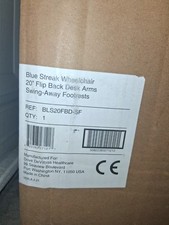 blue streak 20 inch wide wheelchair for sale