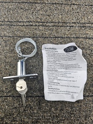 VEE INDUSTRIES: Garage Door Emergency Release Lock Assembly with 2 J38 Keys
