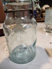Wide Mouth Telephone Trademark Aqua Glass Canning Mason Fruit Jar Qt EZ Seal Lid — photo 7