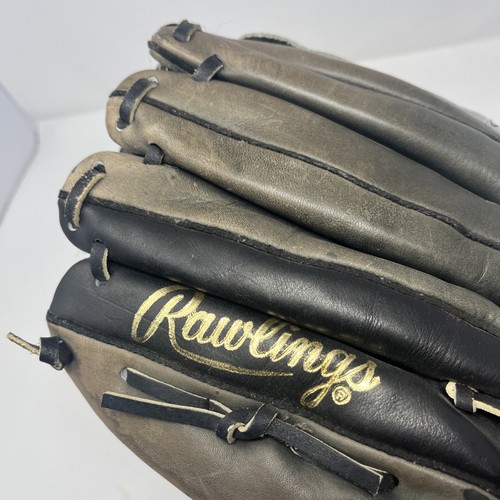 Rawlings 13" Baseball Glove RBG10B Black Leather Right Hand Throw Randy Johnson - Picture 5 of 11
