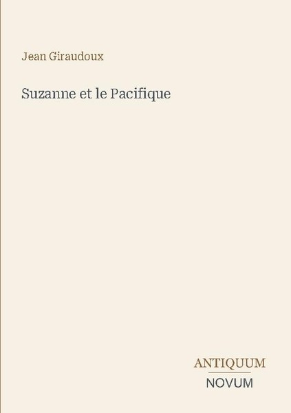 Suzanne Et Le Pacifique Jean Giraudoux-image