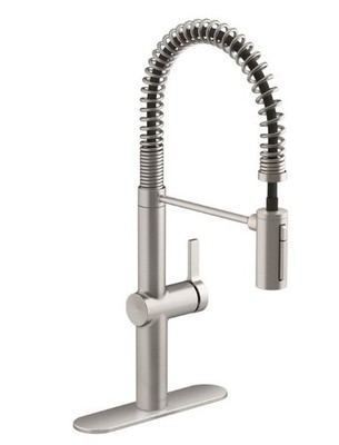 Kohler Haku R38475-LVS Semi-Professional Pull-down Kitchen Faucet Stainless Stee