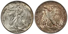 1943 Walking Liberty Half Dollar- PCGS MS66, Superb Gem BU, Toned, Lustrous, PQ!