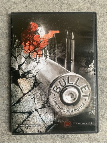 Ellusionist Bullet Coin Through Bottle : Justin Miller : DVD - Foto 1 di 2