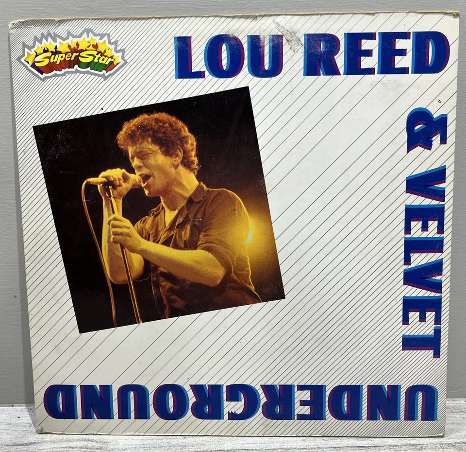 Lou Reed & Velvet Underground Vinyl LP + 12-page Book Italian Import Super Star Foto 2 de 4