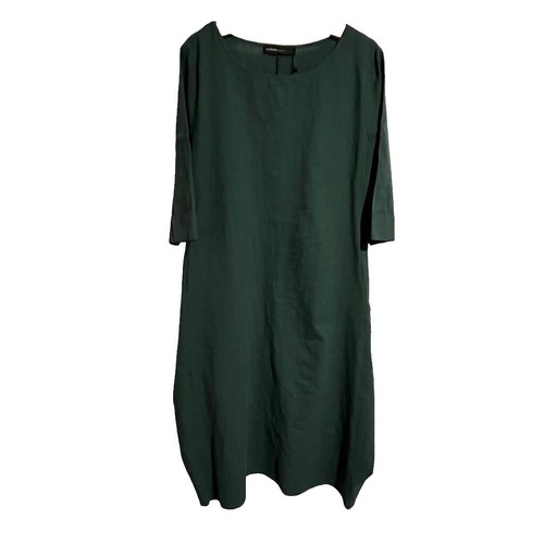 Hyacinth House Tuckernuck Paisley Patterned Green 3/4 Sleeve Dress Women's  Large | eBay