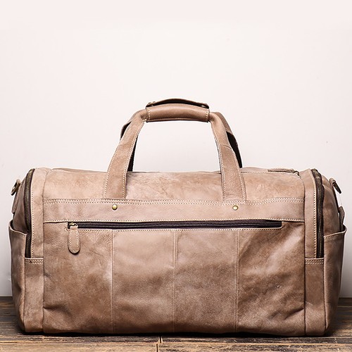 Personalisierte Nacht 21 Zoll Weekender Seesack Fitnesstasche, Vollnarbenledertasche - Bild 16 von 28