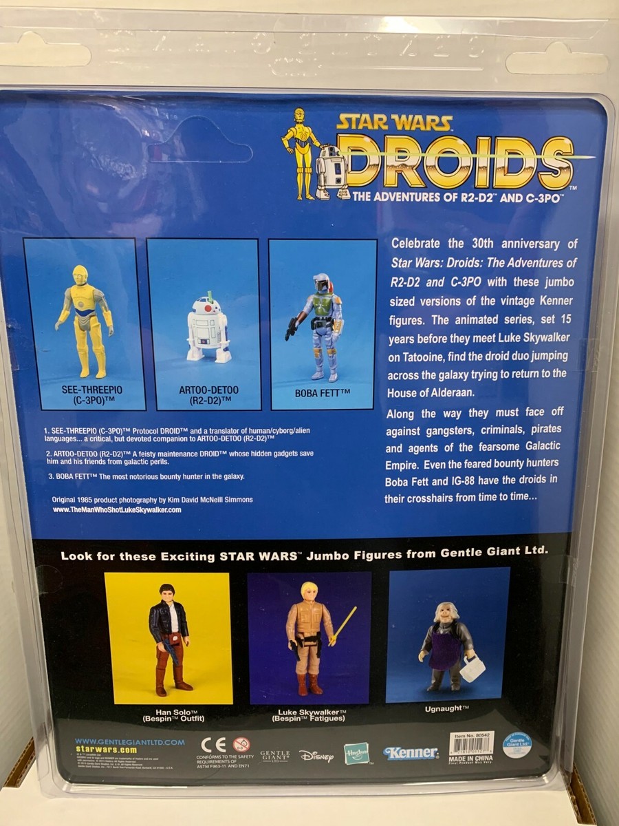 GENTLE GIANTS STAR WARS DROIDS BOBA FETT JUMBO 12