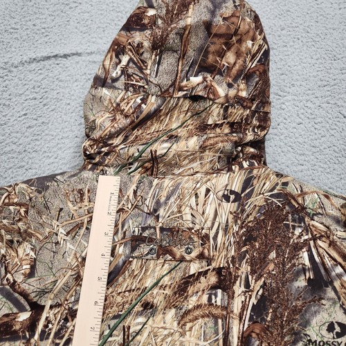 Cabelas Jacket Mens Large Brown Dry Plus Insulation Heavy Mossy Oak Duck Blind - Picture 16 of 16