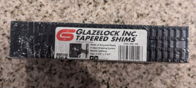 Glazelock Plastic Tapered Shims 12 pack