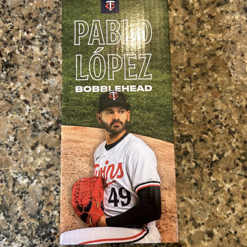 Minnesota Twins 2024 - Pablo Lopez Bobblehead -Twins 7/6/24
