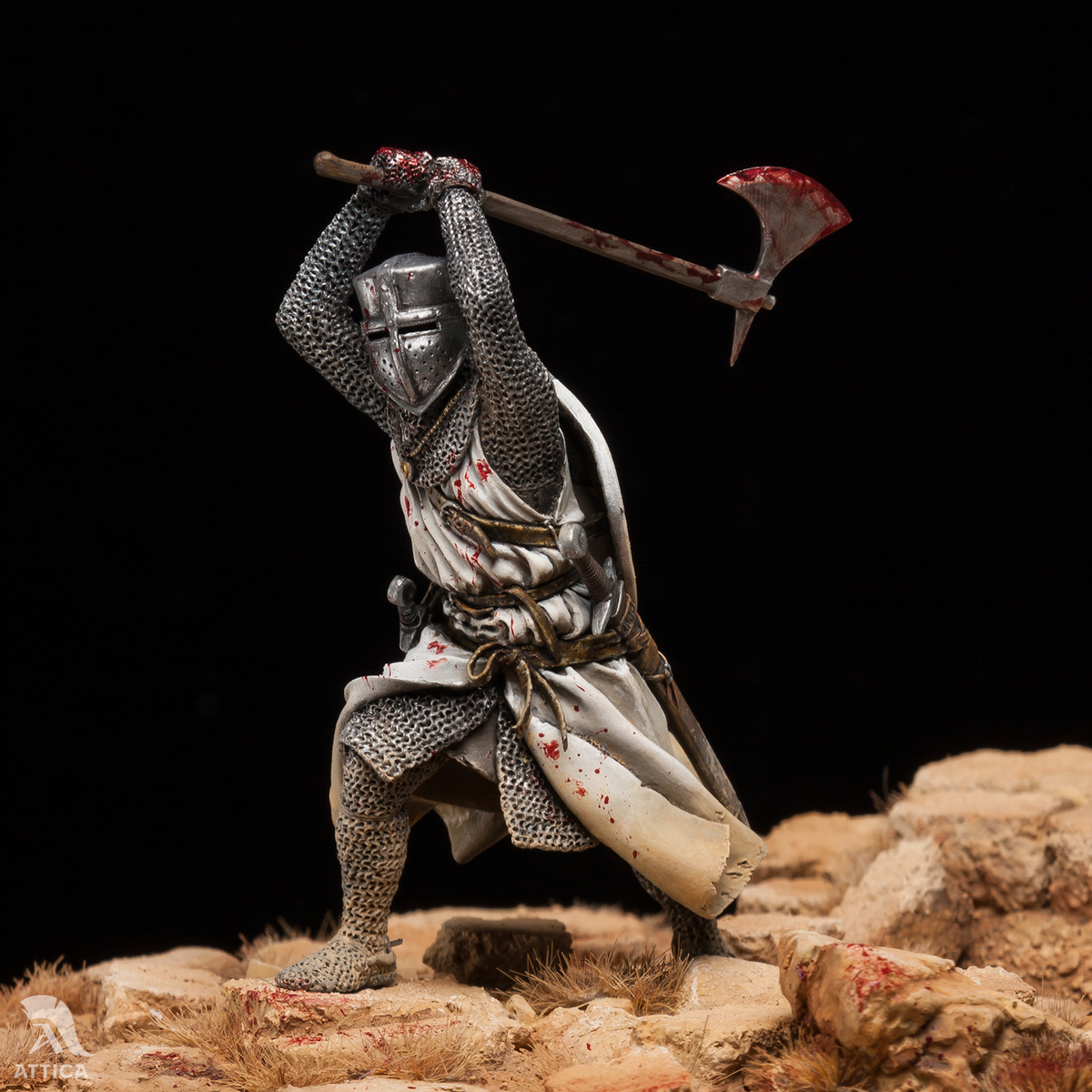 Knight Templar Crusader 75mm Painted Toy Soldier Pre-Sale | Art