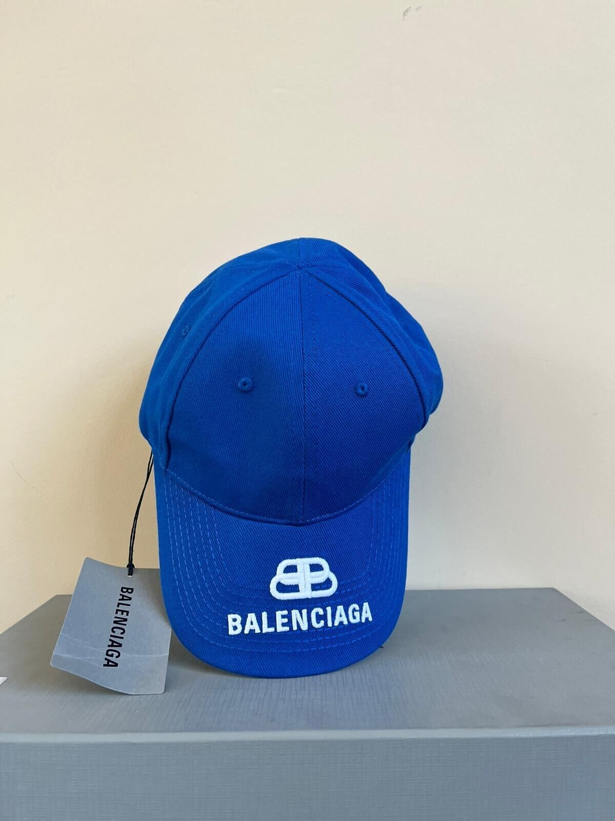 Balenciaga , BB Logo Hat in Blue, BNWT L | eBay