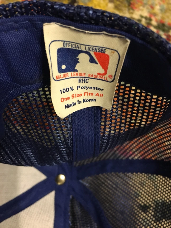 De colección De los 80 Años 80 Kansas City Royals Gorra de Béisbol Gorra Malla A Presión Trasera Nueva KC Foto 4 de 4