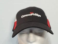 CONOCO PHILLIPS Gas Fuel Petrol Auto HAT CAP Embroidered Trim Logo Adjustable 