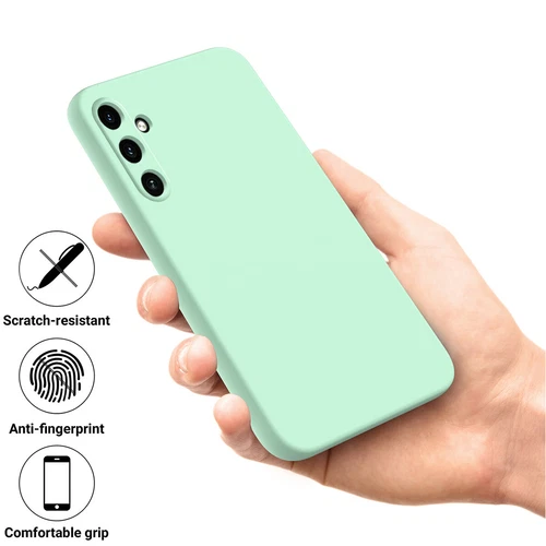 Für Samsung Galaxy M35 Luxury Skin Touch Soft Liquid Silicone Cover Case Neu - Bild 1 von 11