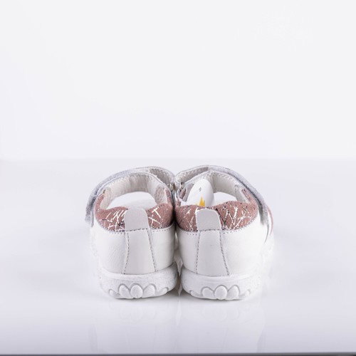 Girls Kids Leather White And Pink Sandals US 13 Size - 第 7/9 張圖片
